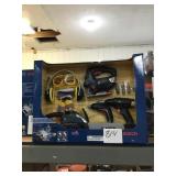 14-Piece toy power tool set.