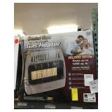 Infrared vent Free natural gas heater.