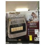 Infrared vent Free natural gas heater.