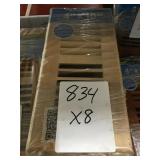 4" x 10" Floor Register x 8