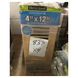4" x 12" Floor Register x 4