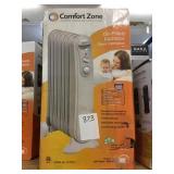 Silent operating Oil filled radiator.