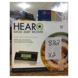 Hearo Local Alert Receivers x2.
