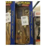 Schlage LH Front Entry Handle Set x2.
