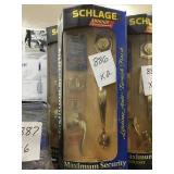 Schlage RH Front Entry Handle Set x2.