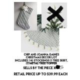 Mixed Christmas Decor Lot by the piece x 5