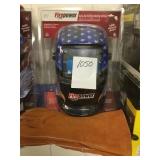 Firepower welding helmet and gloves
