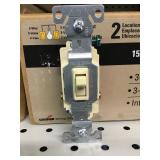 Cooper wiring ivory 3 way switches x 60