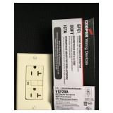 Almond GFCI w/ face plate x 10