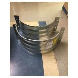 Galvanized window wells. Sells one money.