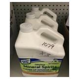 Odorless single gallon mineral spirits x3.