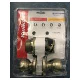 Kwikset keyed entry deadbolt & door knob set x6.