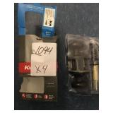 Kwikset bed & bath door knobs x4.