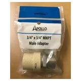 CPVC 3/4in male adapter x2.