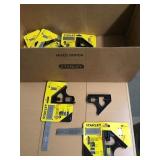 Damaged Stanley combination squares.