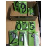 Screw on numbers sell one money.