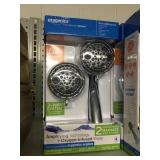 2 Shower Heads Maximize Spray Coverage x 2