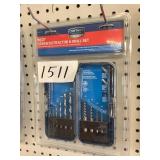 10pc. Screw extractor set with case