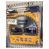 Irwin 12in. 40T carbide tipped  saw blade