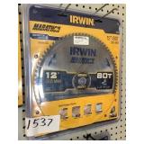 Irwin 12in. 80T carbide tipped saw blade