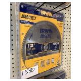 Irwin 12in. 100T carbide tipped saw blade