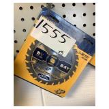 Irwin 5-3/8in. 24t carbide tipped saw blades x3