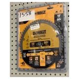 DeWalt 10in. 60t carbide tipped saw blade