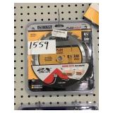 DeWalt 8-1/4in 24t carbide tipped saw blade