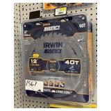 Irwin 12in. 40t carbide tipped saw blade