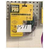 Sutherlands Pro 7in. Segmented diamond blade