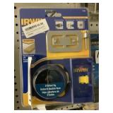 Irwin door lock install kit for wood doors