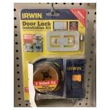 Irwin Metal/wood door lock installation kit