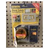 Irwin Metal/wood door lock installation kit