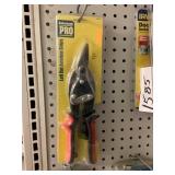 Sutherlands Pro left cut aviation snips x3