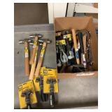 Hammers, plier, screwdrivers, and wrenches