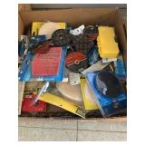 Buffing pads, drill bits and chucks