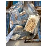 Wooden dowels and round heads by the box