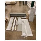 Unassembled dresser. Missing pieces sells as is.
