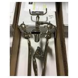 Platinum Nickel Floor Mount Bathtub Faucet