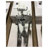 Polished Chrome Floor Mount Bathtub Faucet