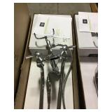 Polished Chrome Floor Mount Bathtub Faucet