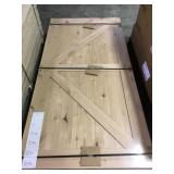 42" Knotty Alder Oak Barn Door Slab