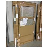 Dreamline unidoor frameless hinged shower door