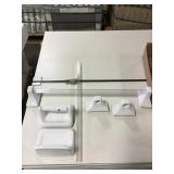 White Bathroom Trim Kit x 3