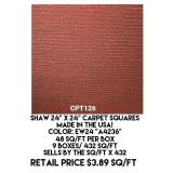 Shaw 24" x 24" Carpet Squares x 432 sq ft