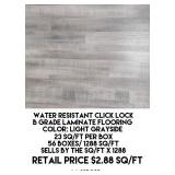 Water Resistant Laminate Flooring x 1288 sq ft