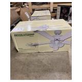 White Ceiling Fan w/ Light x2