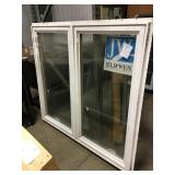 Jeld wen White Double casement window.