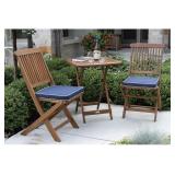 3 Piece Square Bistro Set