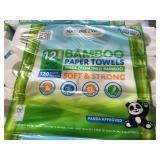 Naturezway 12 pack Bamboo Paper Towels x 5